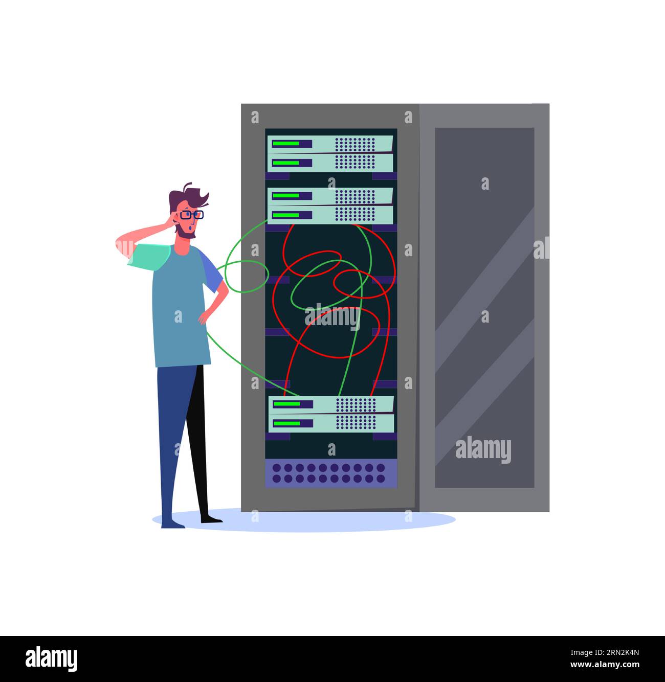 Database programming isolated cartoon hi-res stock photography and ...