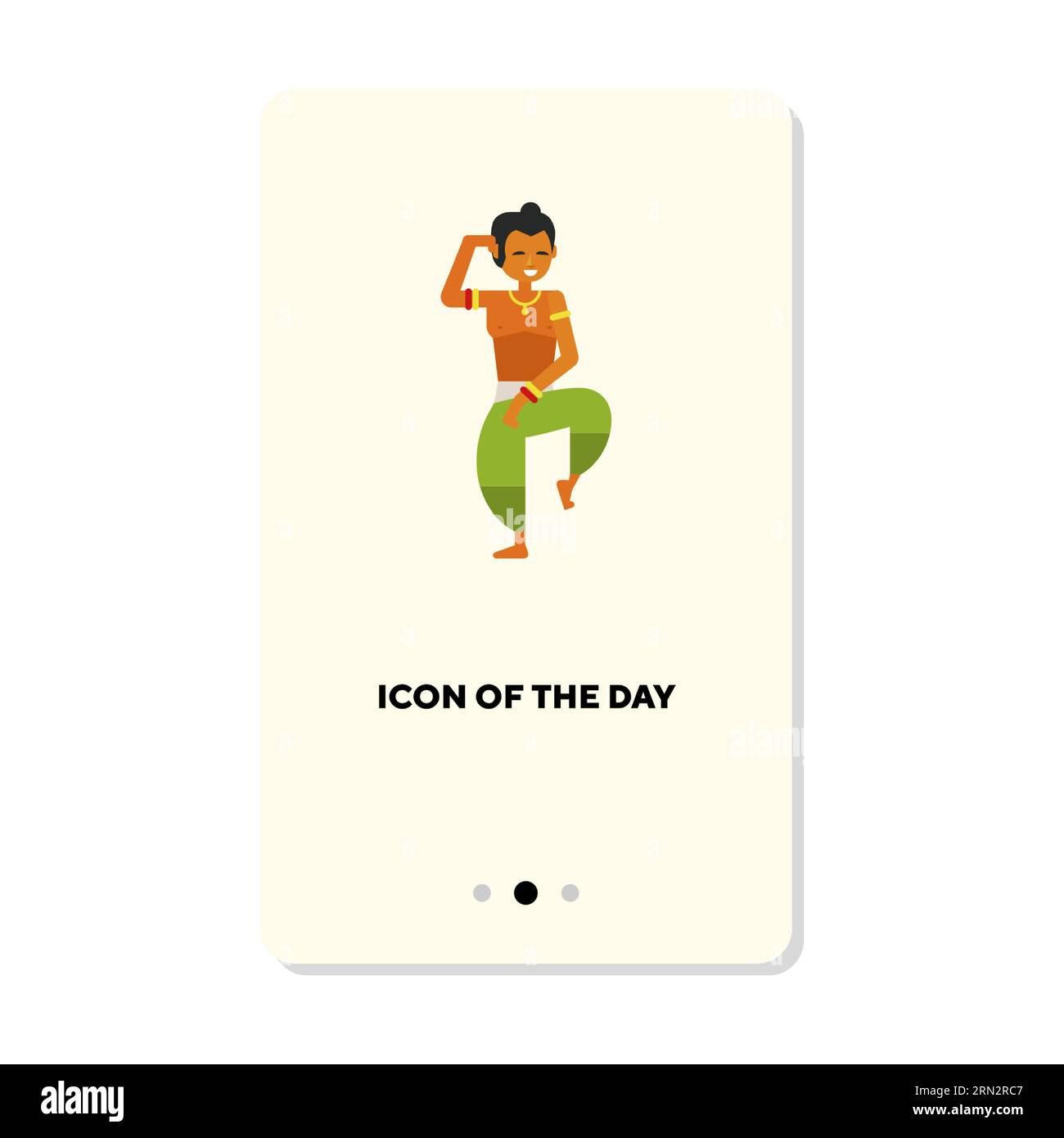 Indian people dancing flat vector icon Stock Vector Image & Art - Alamy
