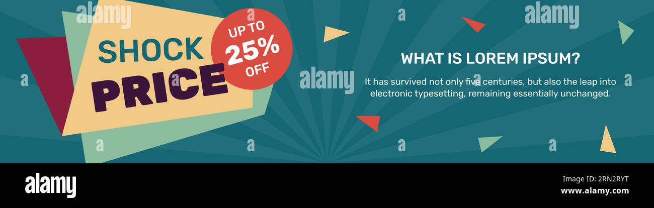Futuristic creative elements for sale promo Stock Vector