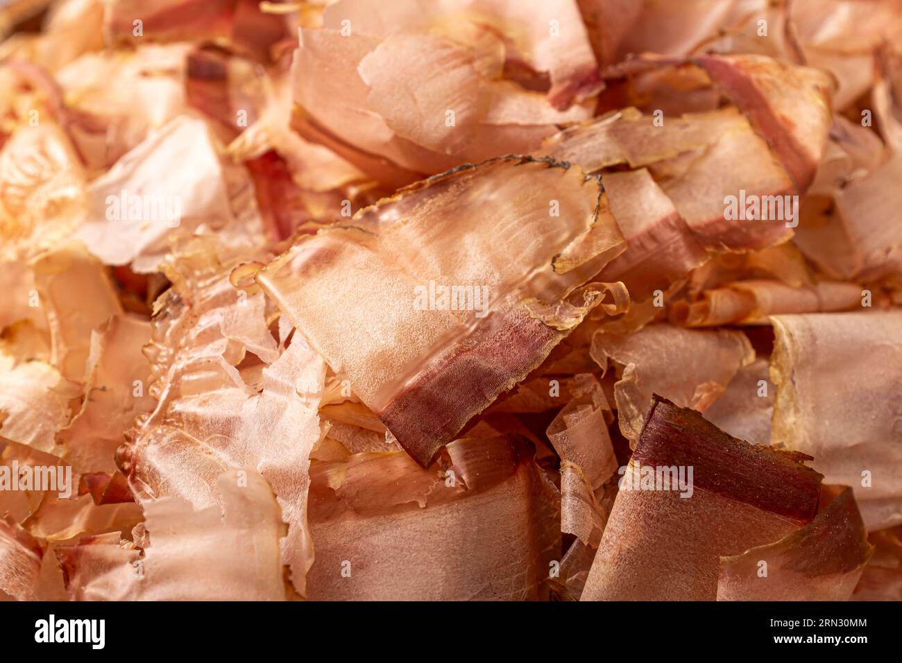 Umami Ingredients Thinly Sliced Katsuobushi Bonito Flakes Stock Photo