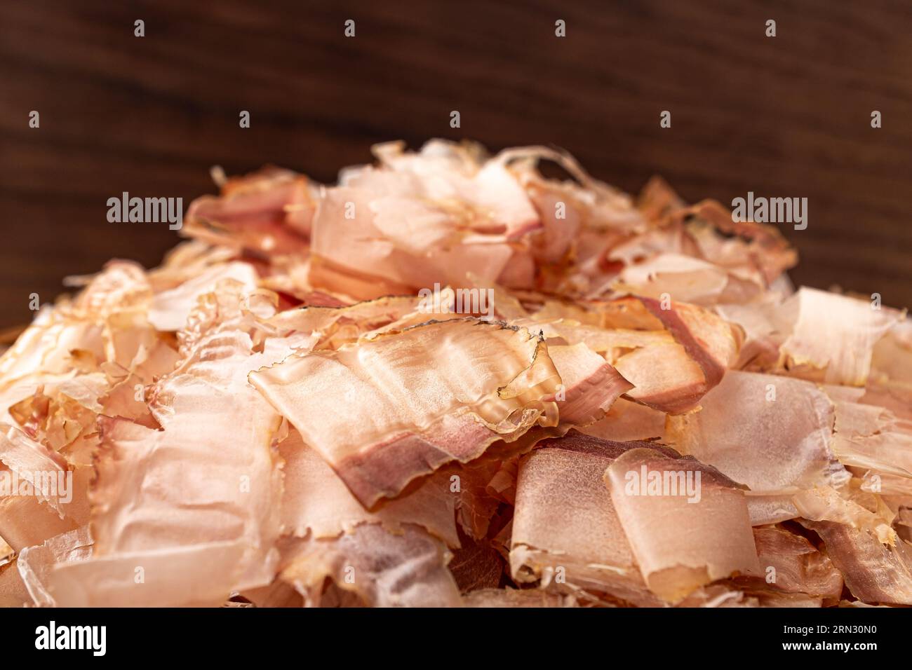 Umami Ingredients Thinly Sliced Katsuobushi Bonito Flakes Stock Photo