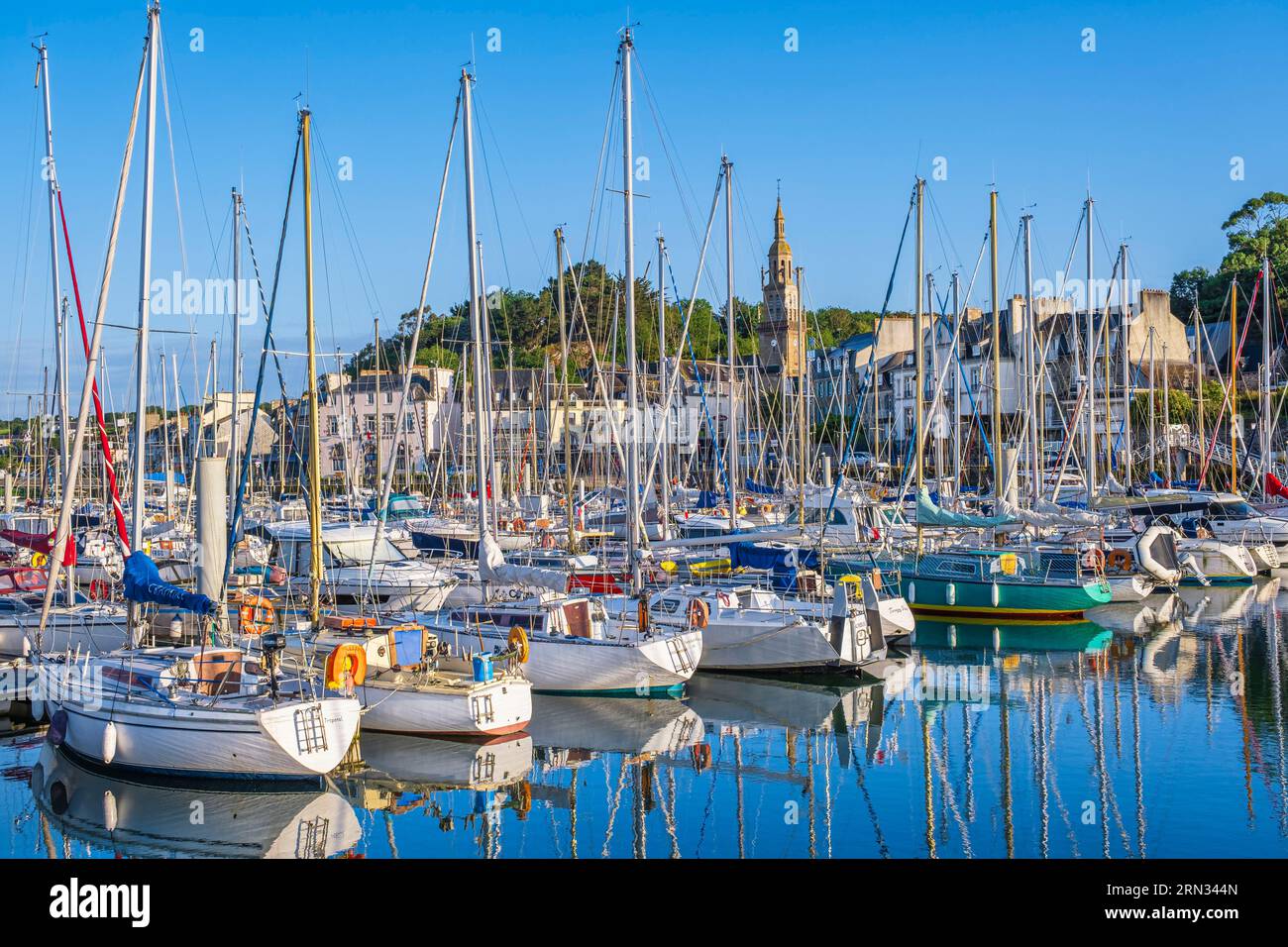 France, Cotes-d'Armor, Binic-Etables-sur-Mer, Binic port Stock Photo ...