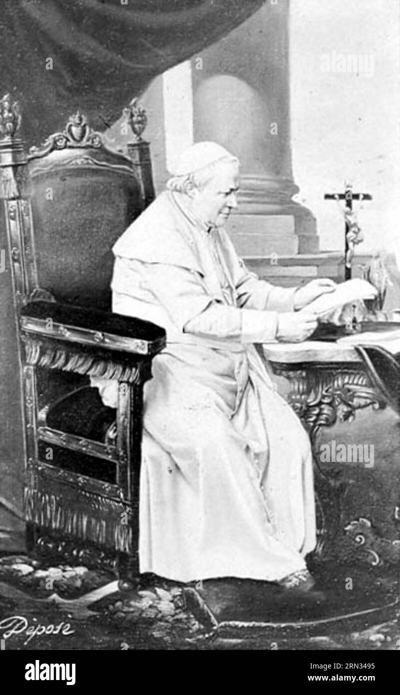 Pope Pius IX Stock Photo