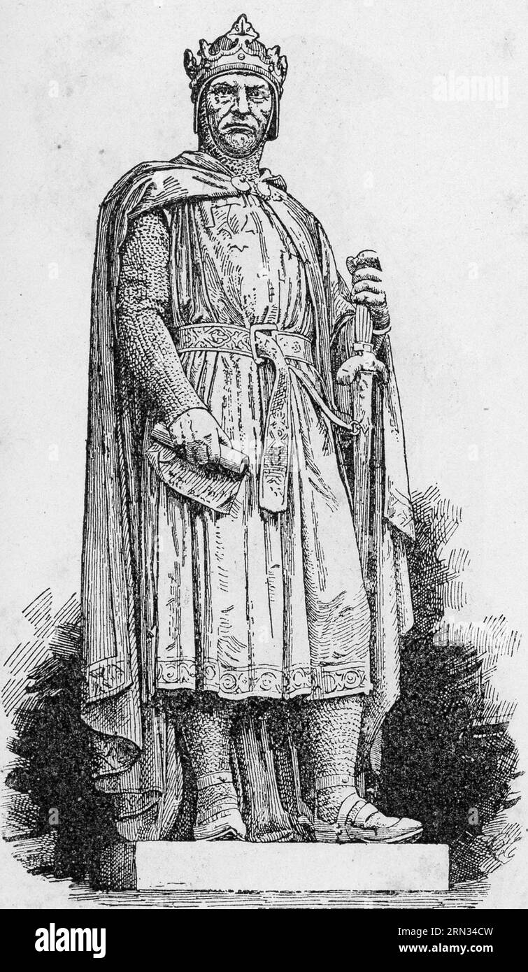 Charles I of Anjou (statue in the Royal Palace Stock Photo Alamy