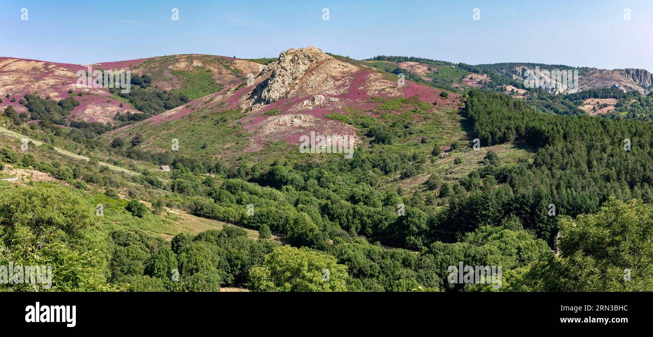 France, Herault, Rosis, the Caroux massif near the hamlet of Douch Stock Photo