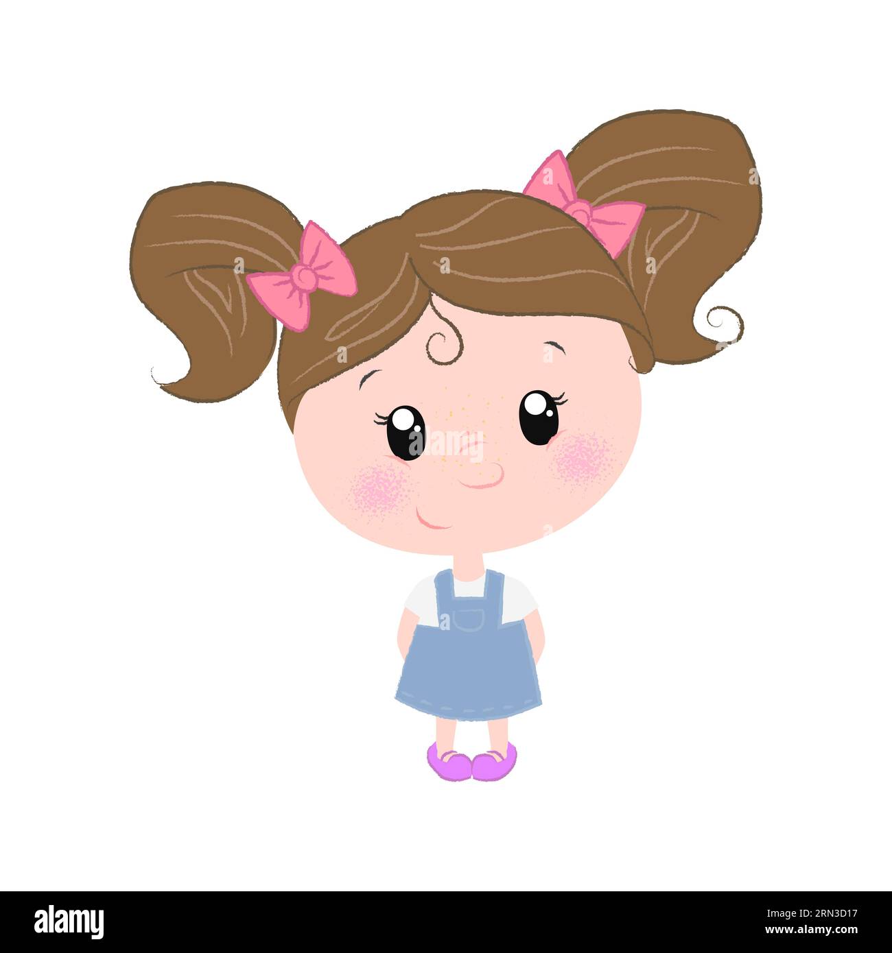Little Girl Head Bow Hair Red Ribbon Her Pigtails Overhead Stock Photo by  ©WHPics 359867558