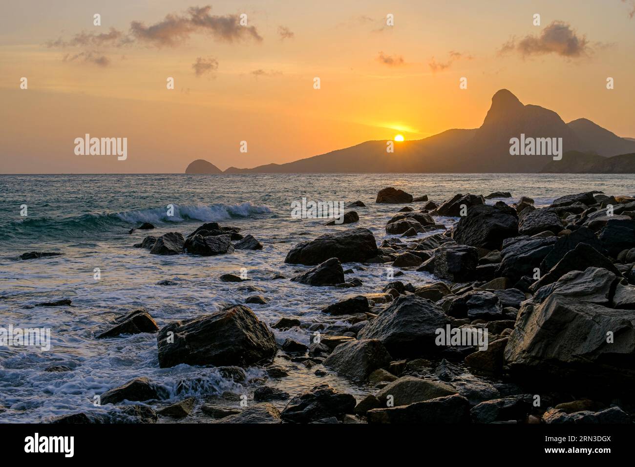 Vietnam, Archipelago of Con Dao, called Poulo-Condor islands during french colonisation, Con Son island, Nhat ou Sark Bay beach Stock Photo