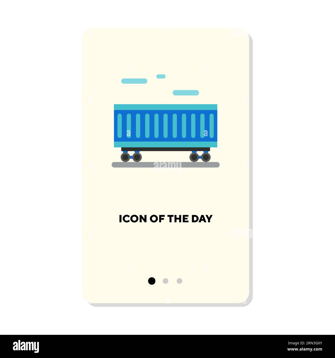 Loading cargo flat icon Stock Vector Image & Art - Alamy