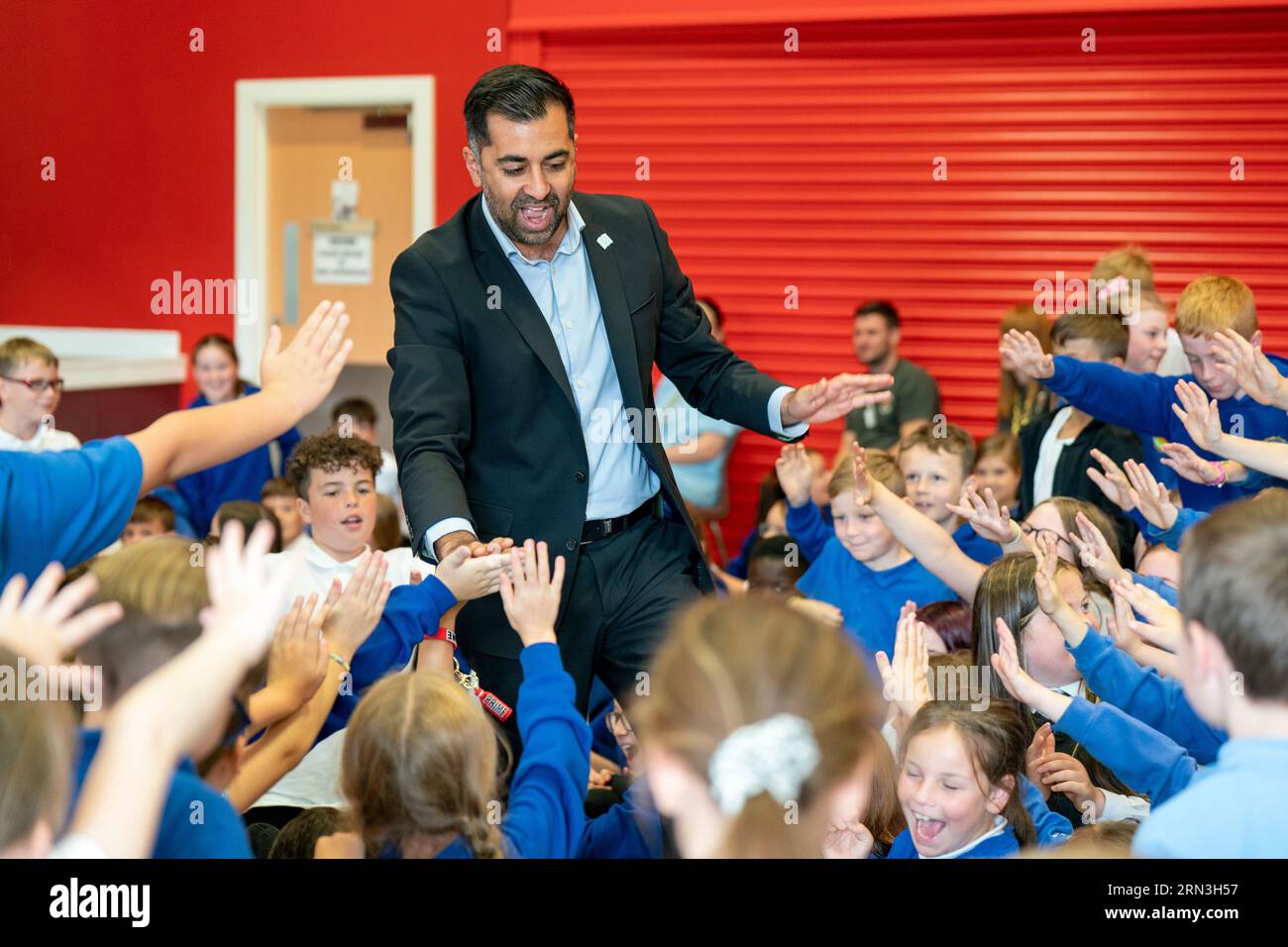 First Minister Humza Yousaf and Education Secretary Jenny Gilruth ...