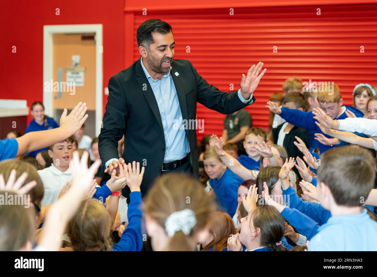 First Minister Humza Yousaf and Education Secretary Jenny Gilruth ...