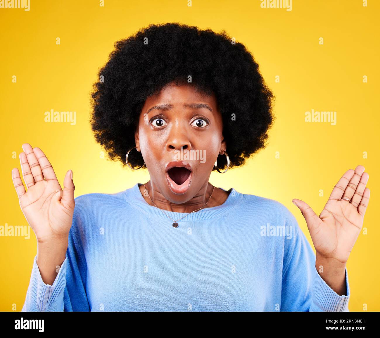 A scared or shocked face Stock Photo - Alamy