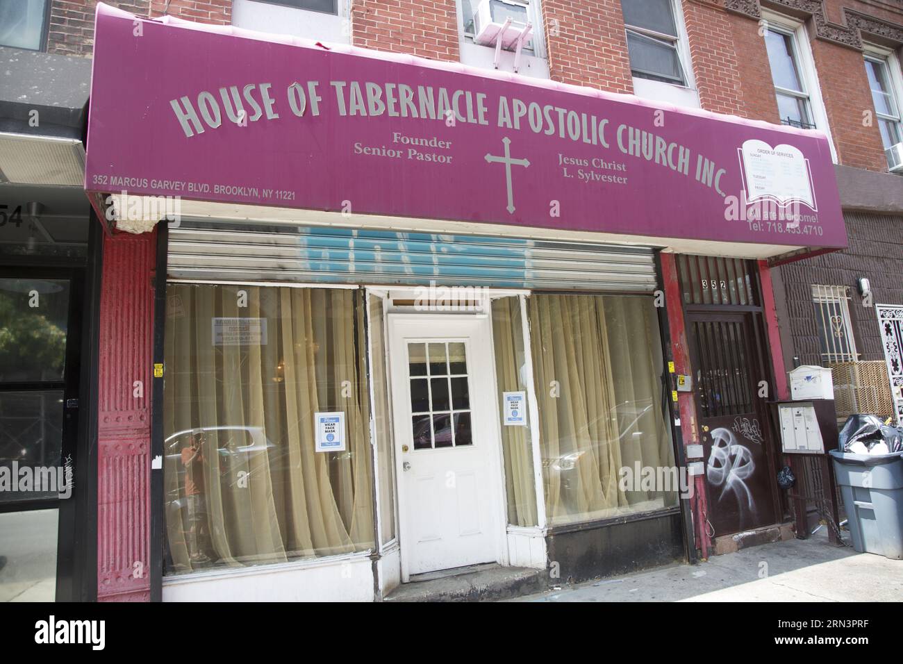 One of the many Evangelical small Christian churches in the Bedford