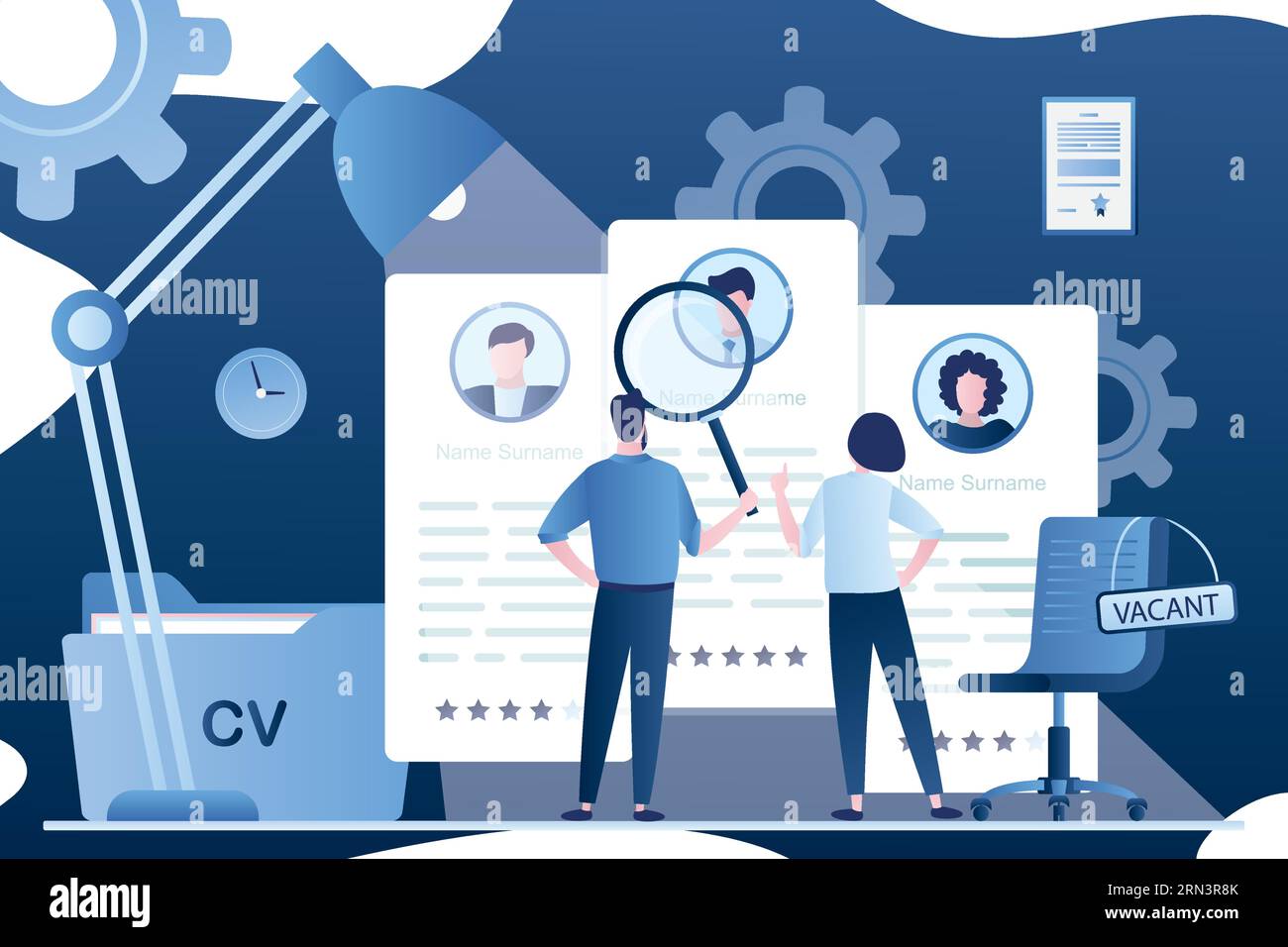 Process specialists Stock Vector Images - Alamy