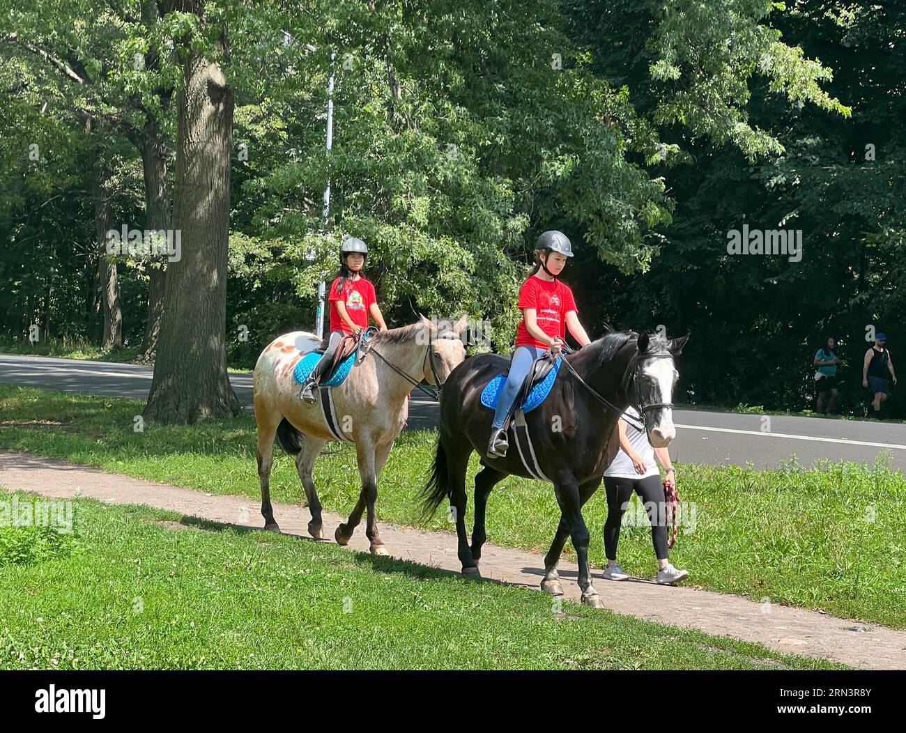 Young girls riding horse sport hires stock photography and images Alamy