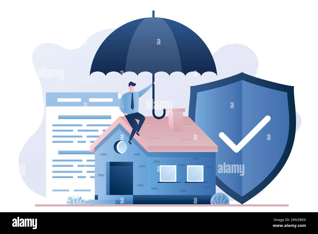 Security Insurance Vector Insurance agreement Stock Vector Images - Alamy