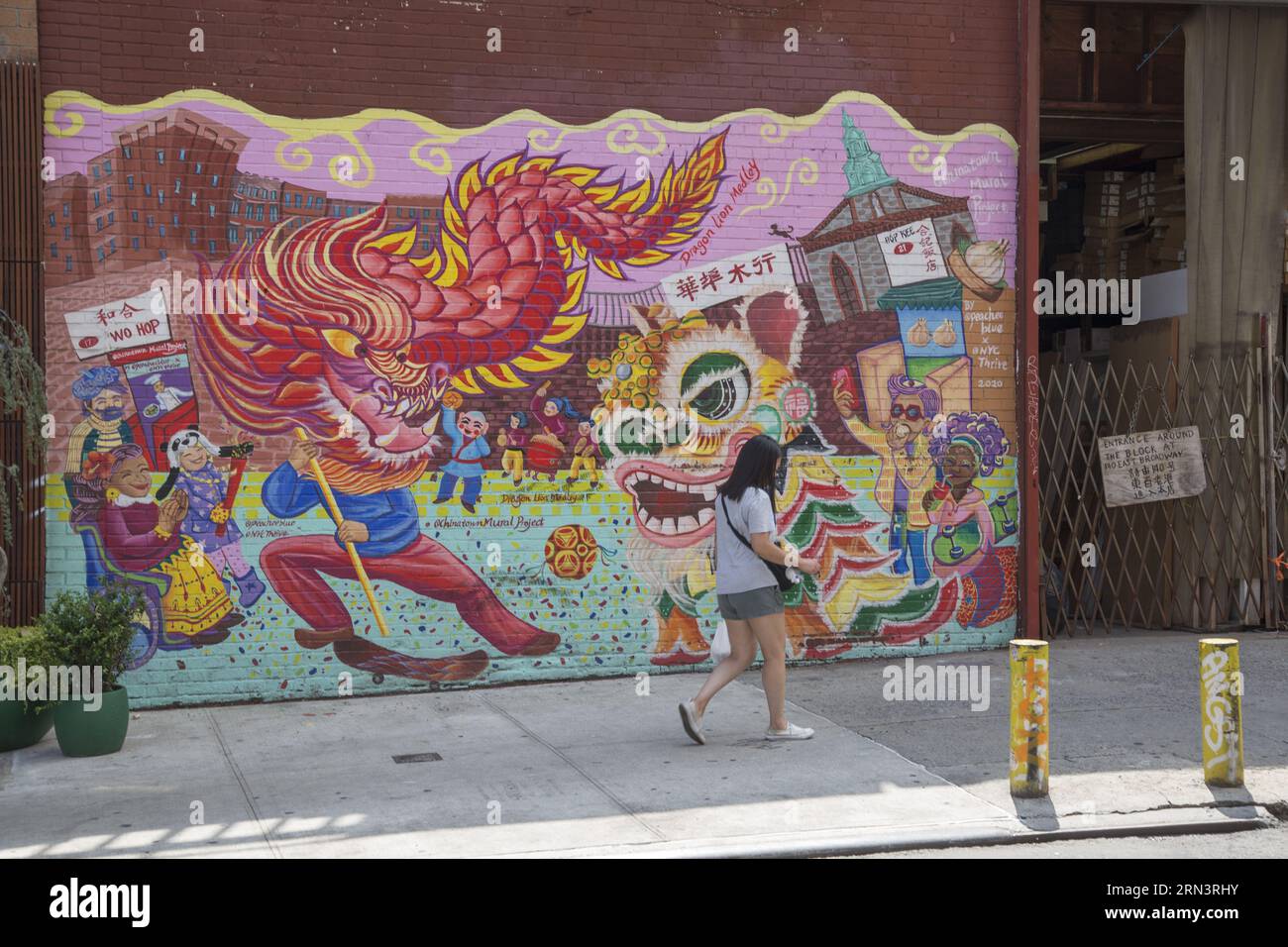 Chinatown Mural Project is a collaboration between activist Karlin Chan