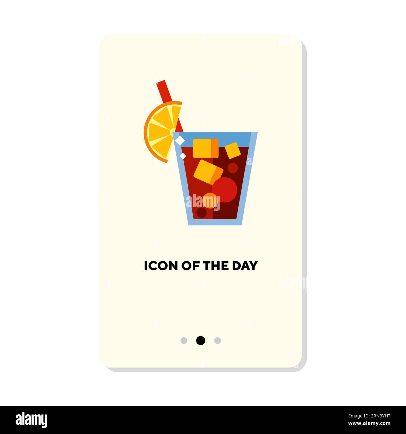 Fresh lemon fruit vertical Stock Vector Images - Alamy