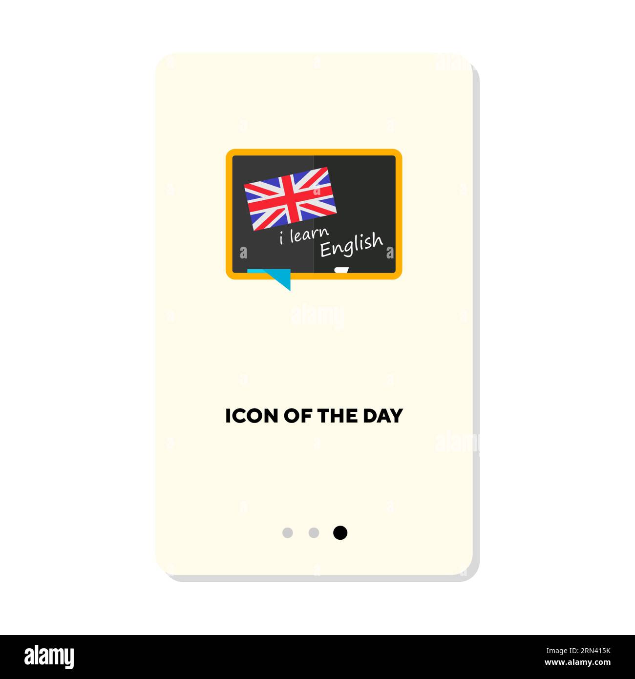 Icon language knowledge Stock Vector Images - Alamy