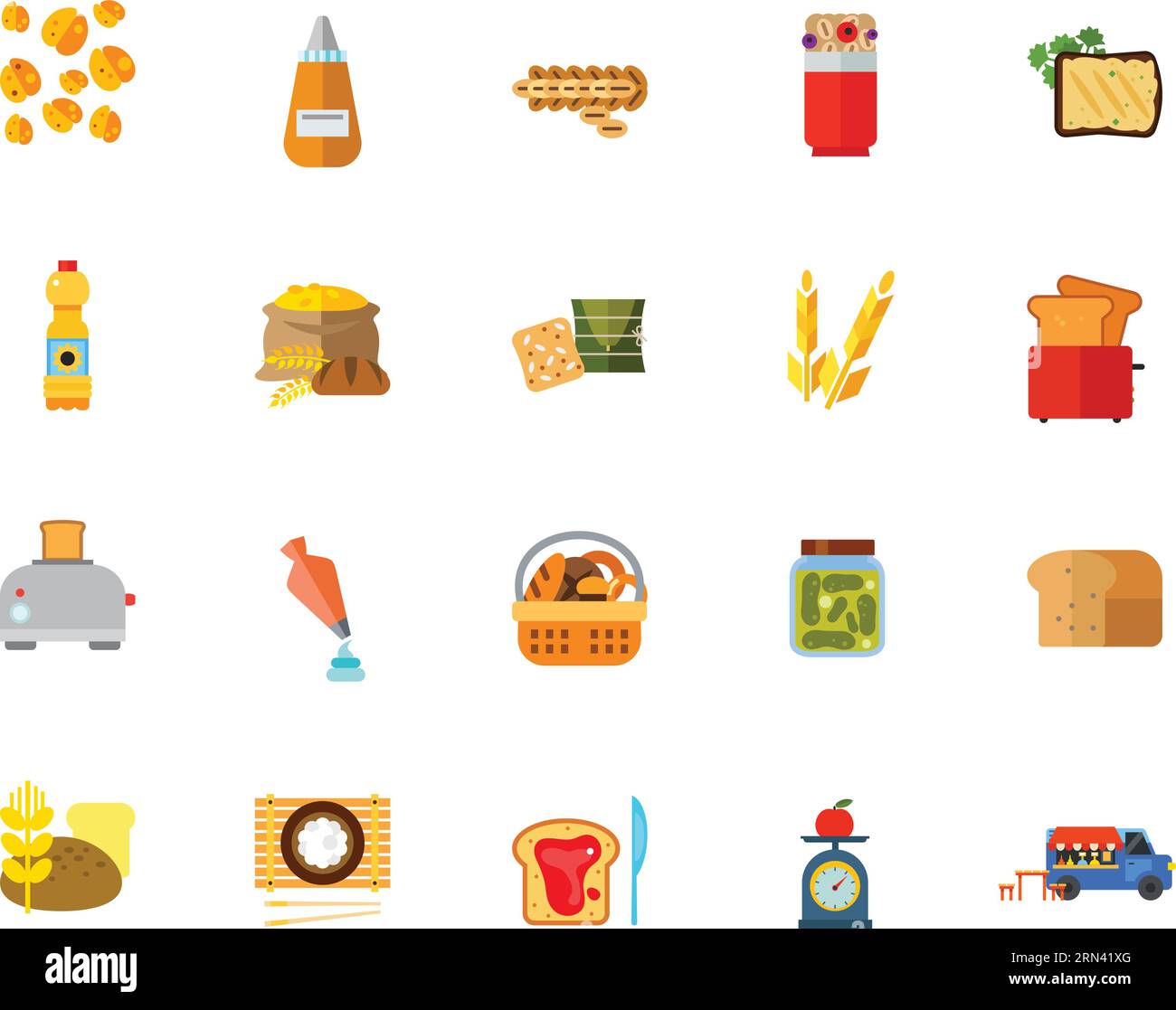 Cooking icon set Stock Vector Image & Art - Alamy