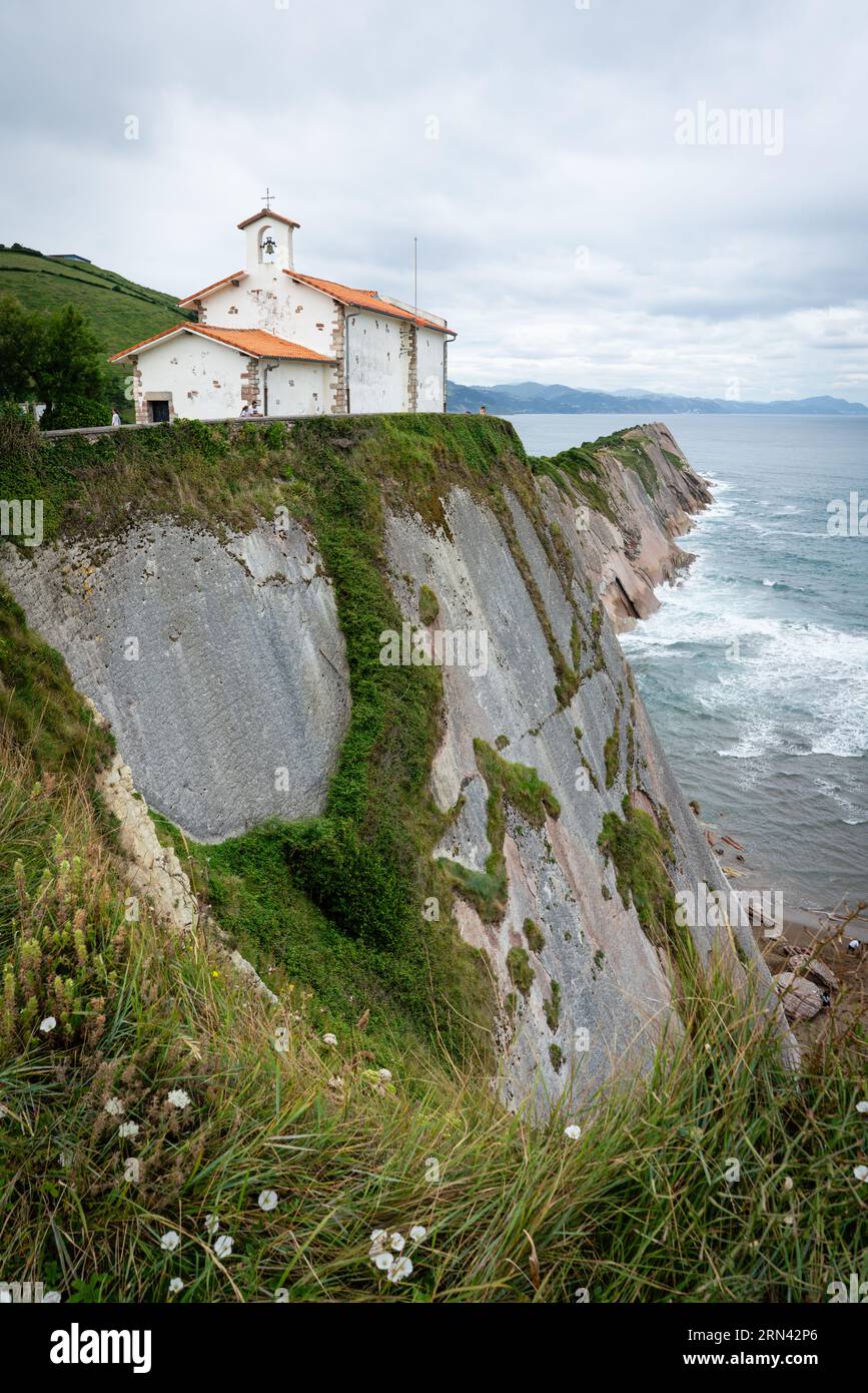 Town Zumaia Zumaya In Gipuzkoa Province In The Autonomous Region 