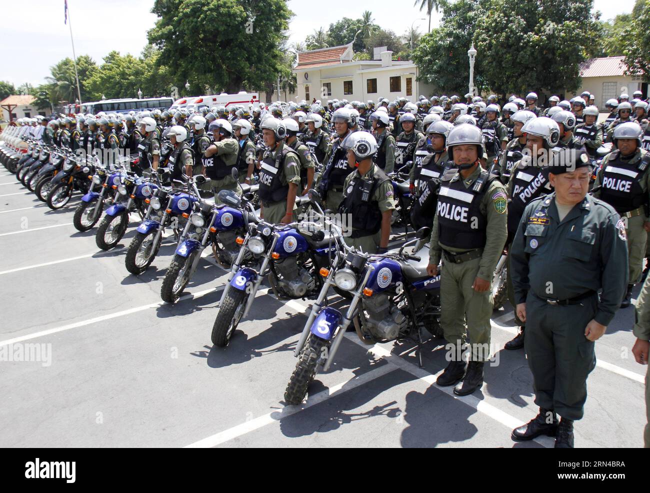 150516 PHNOM PENH May 16 2015 Cambodian Police Officers 150516-phnom-penh-may-16-2015-cambodian-police-officers