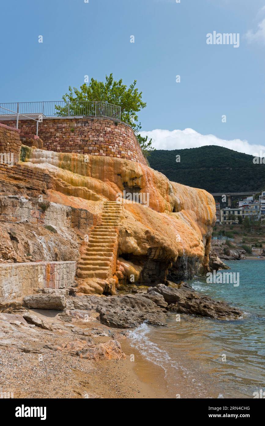 Thermal spring water, spa, Loutra Edipsou, Edipsos, Aedipsos, Aedipsou
