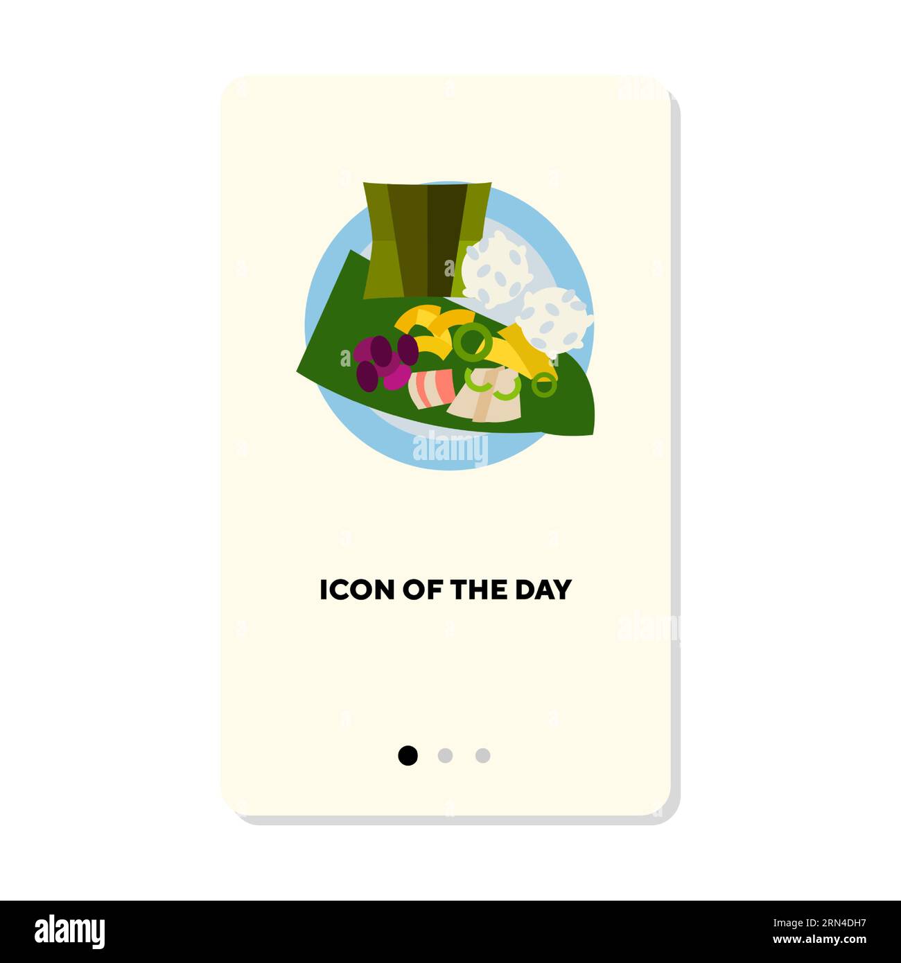 Meal flat icon Stock Vector Image & Art - Alamy