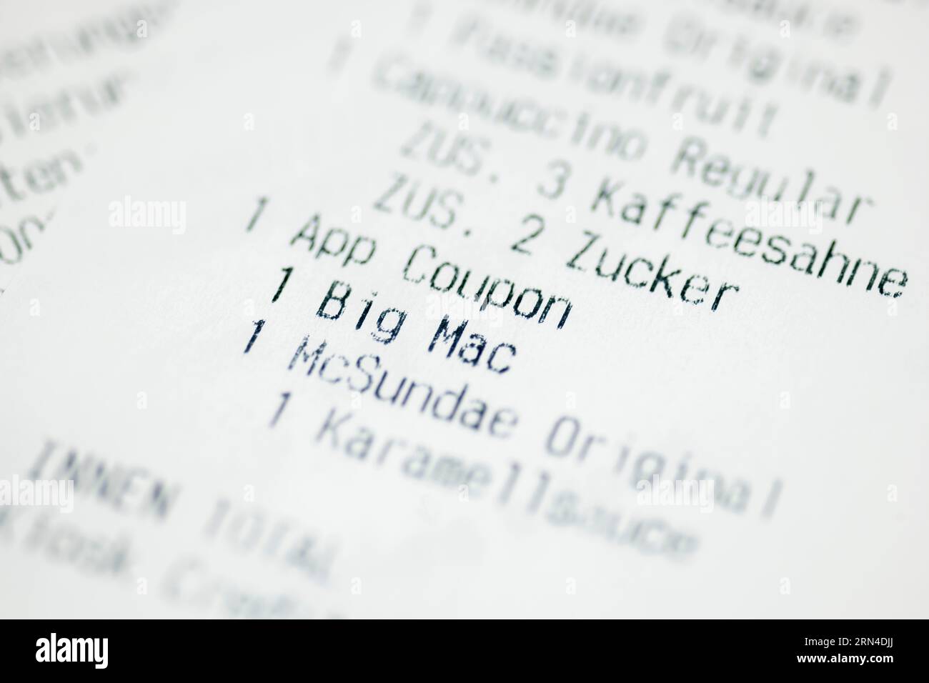 Restaurant receipt germany hires stock photography and images Alamy