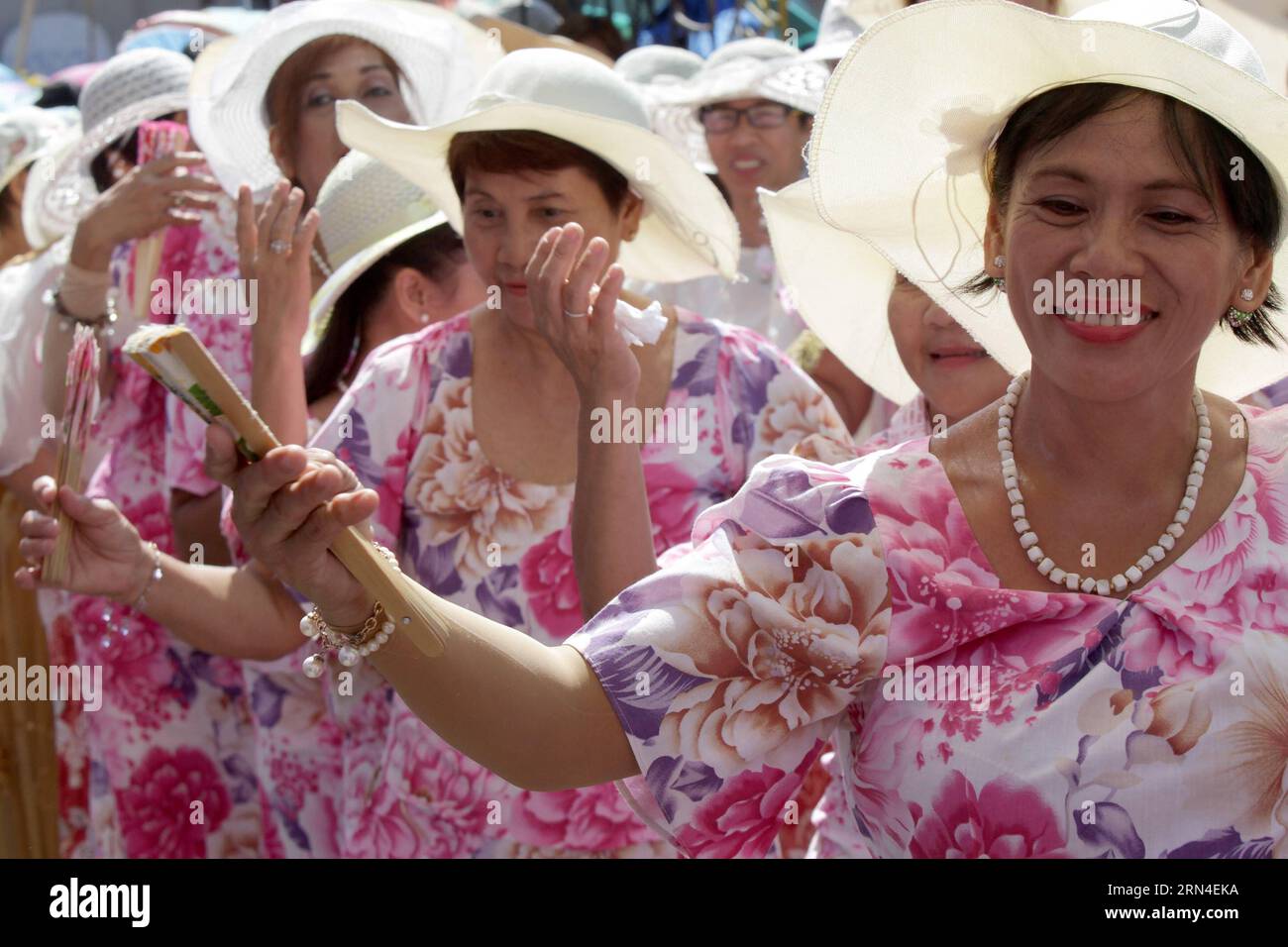 Ferital Rite (150519) -- BULACAN PROVINCE, May 19, 2015 -- People dance during the ...