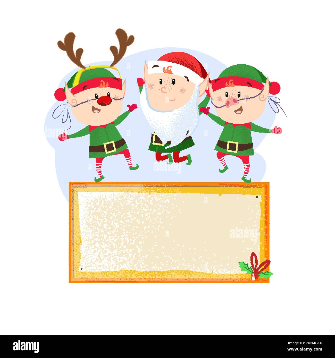 Dancing elves in carnival costumes Stock Vector Image & Art Alamy