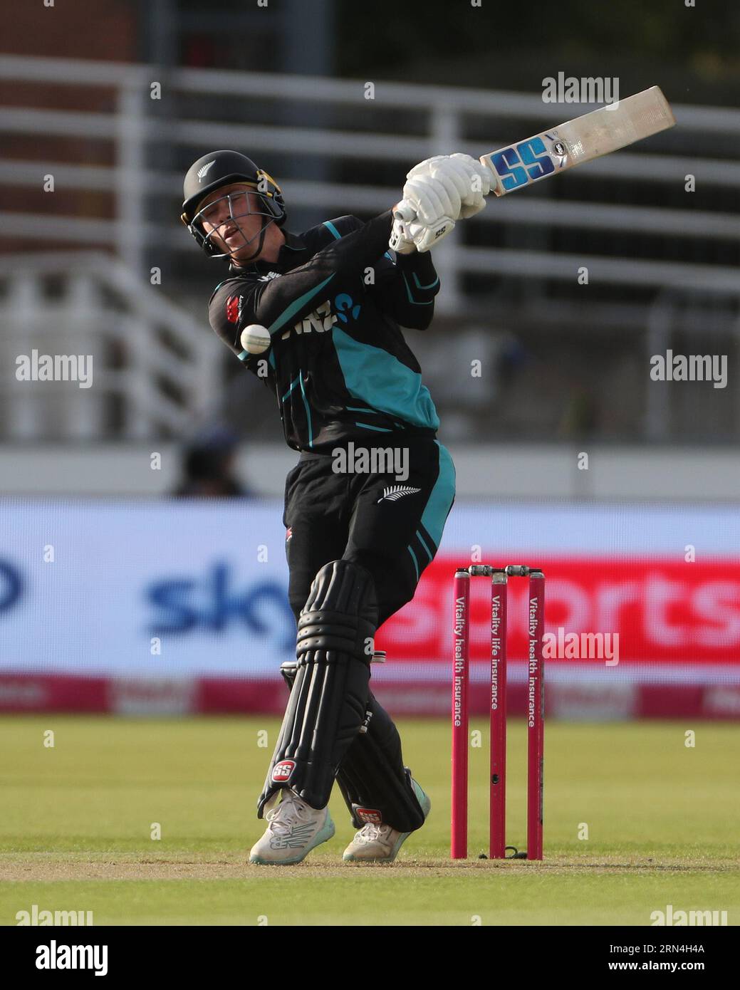 during the Mens International T20 Match match between England and New Zealand at the Seat Unique Riverside, Chester le Street on Wednesday 30th August 2023. (Photo: Mark Fletcher | MI News) Credit: MI News & Sport /Alamy Live News Stock Photo