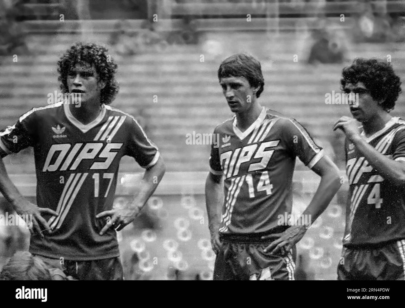 Sonny Askew, Johan Cruyff, Washington Diplomats in 1979 Stock Photo