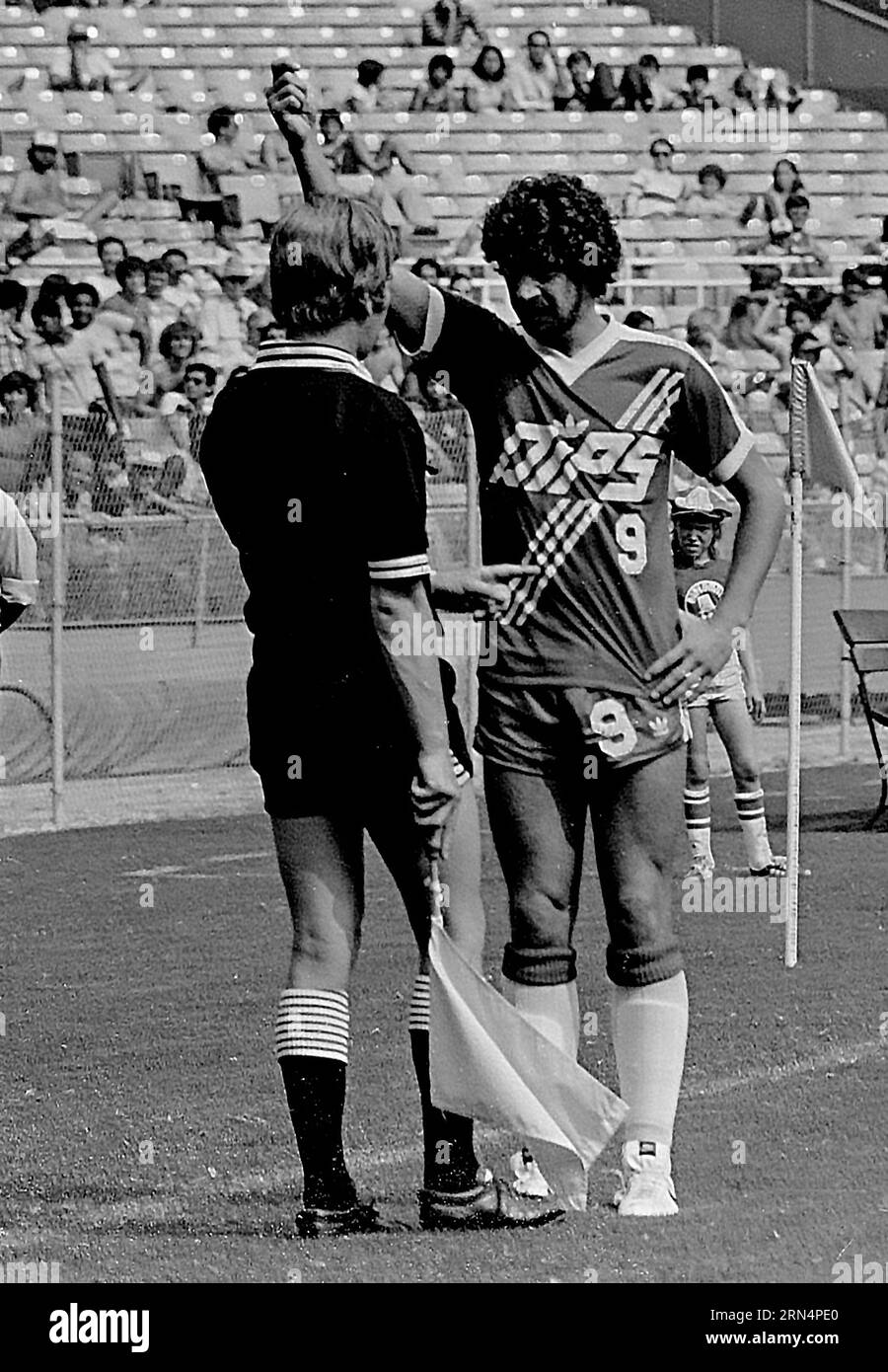 Paul Cannell of the Washington Diplomats in 1979 Stock Photo