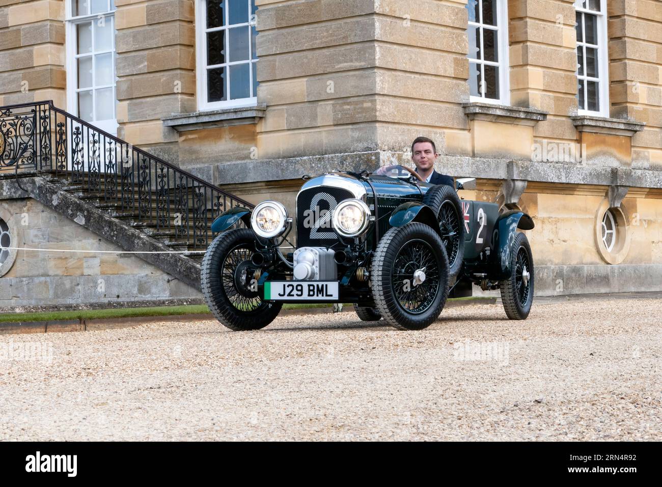 Bentley Blower Jnr EV at the at the 2023 Salon Prive Concours at Blenheim Palace Woodstock Oxfordshire UK Stock Photo
