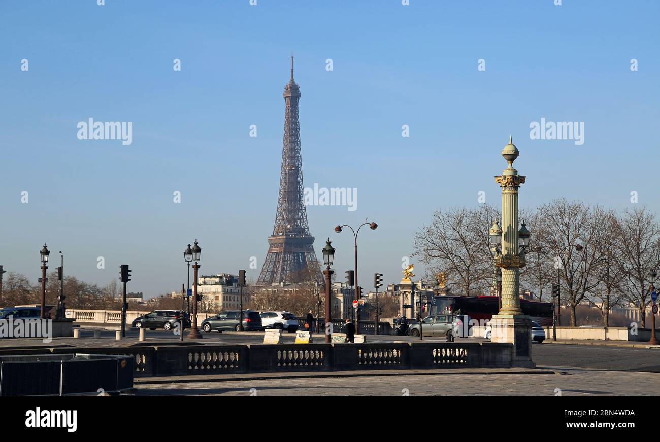 Paris landscape, France Stock Photo
