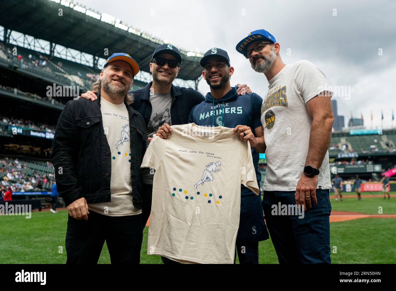 From left, Death Cab for Cutie band members, including bassist Nick ...