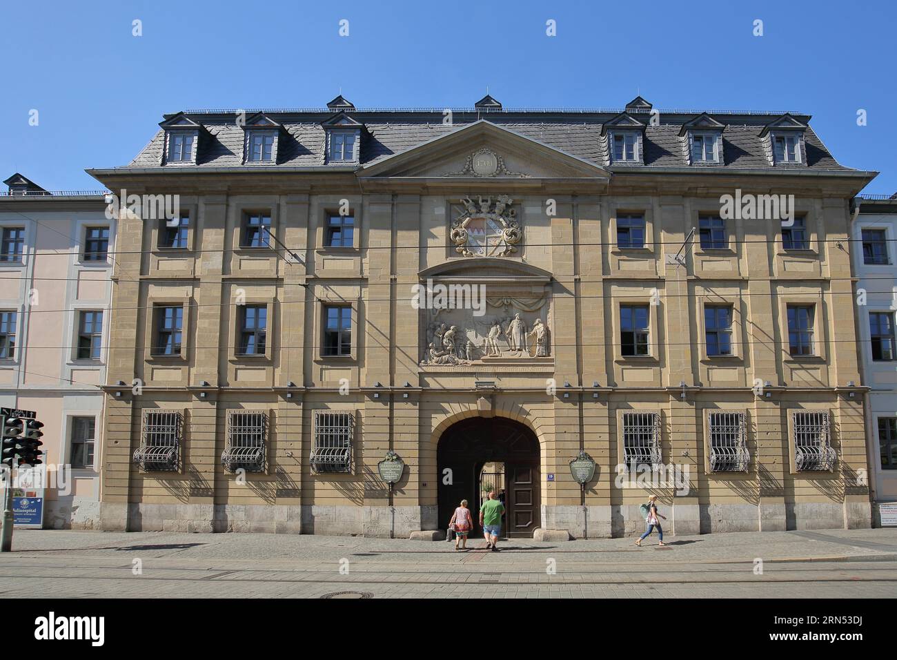 Baroque Juliasspital, Juliuspromenade, building, Wuerzburg, Lower Franconia, Franconia, Bavaria