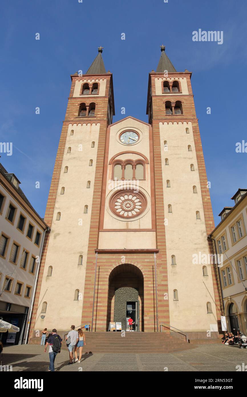 Romanesque UNESCO Kiliansdom, St. Kilian, Cathedral, Wuerzburg, Lower  Franconia, Franconia, Bavaria, Germany Stock Photo - Alamy