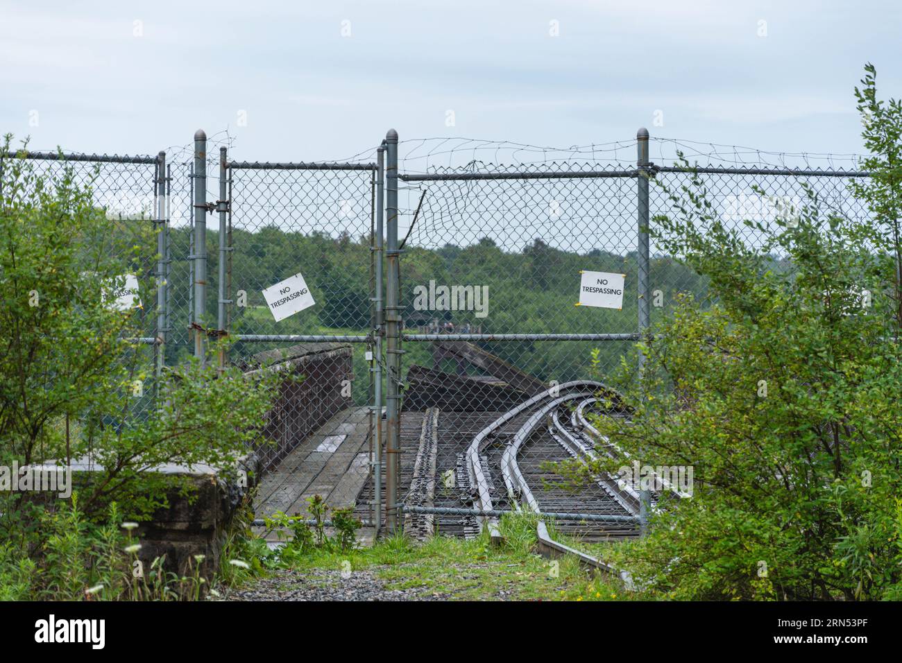 Danger keep out sign closed off area, safety sign Stock Photo