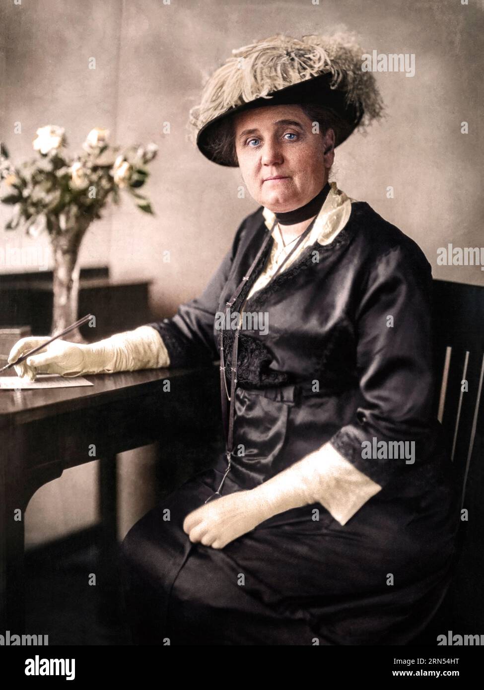 Jane Addams circa 1914 Stock Photo - Alamy