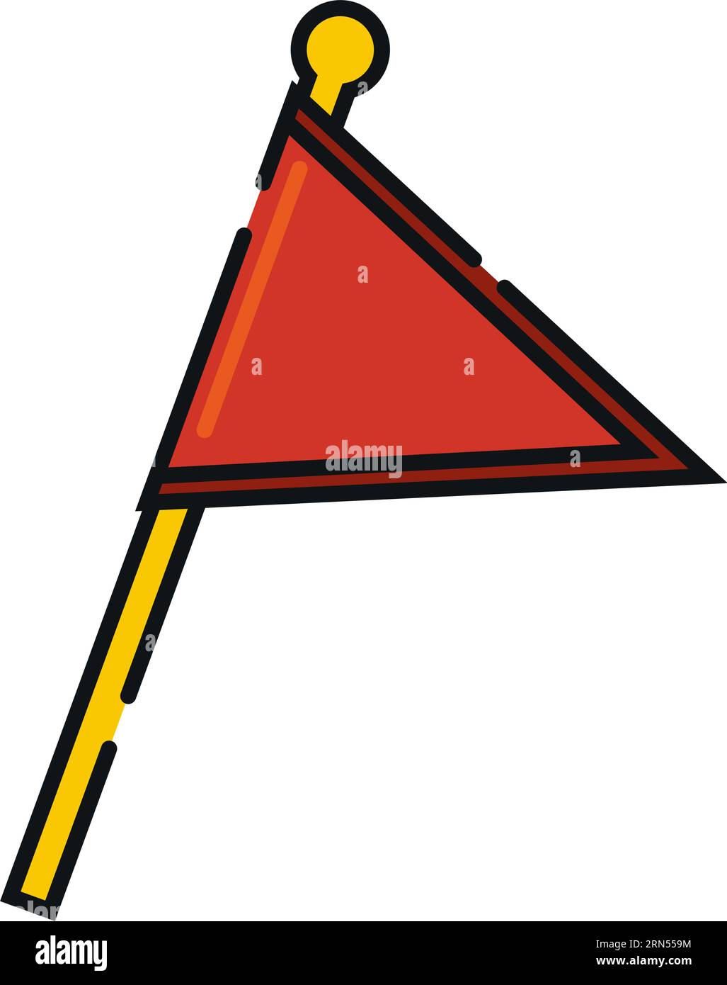 Isolated colored flag Gaming icon Vector illustration Stock Vector ...