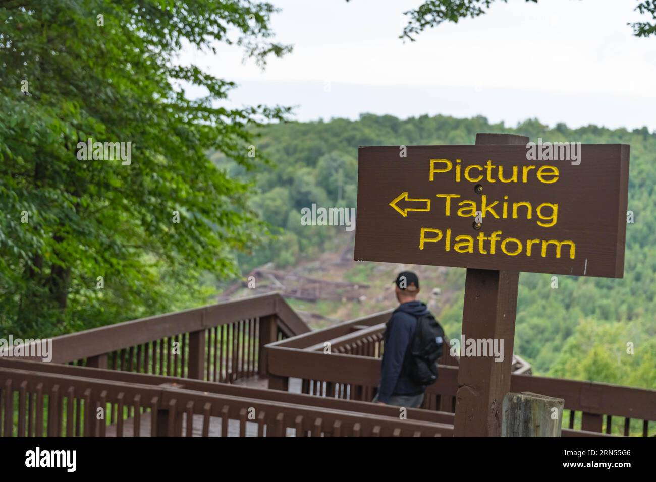 Kinzua bridge Allegheny state park adventure attraction in Pennsylvania