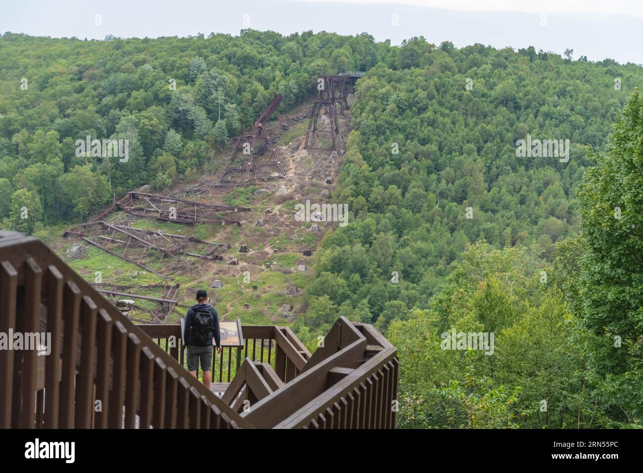 Kinzua bridge Allegheny state park adventure attraction in Pennsylvania