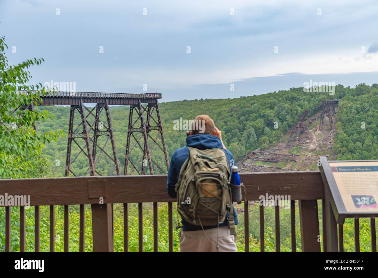 Kinzua bridge Allegheny state park adventure attraction in Pennsylvania