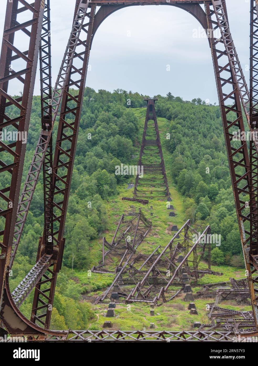 Kinzua bridge Allegheny state park adventure attraction in Pennsylvania