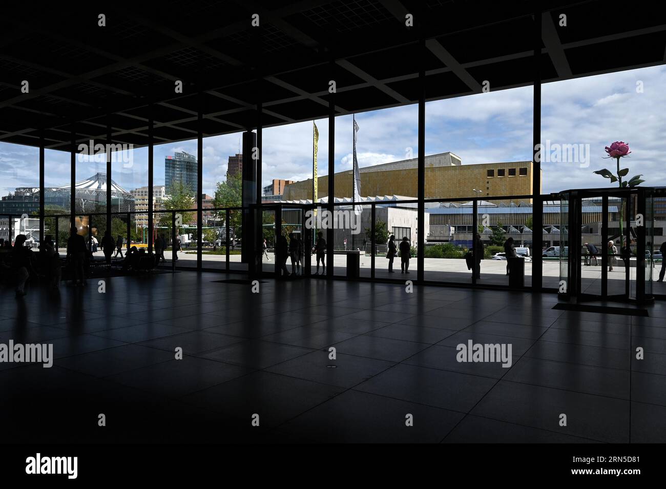 New National Gallery Berlin Germany Stock Photo Alamy