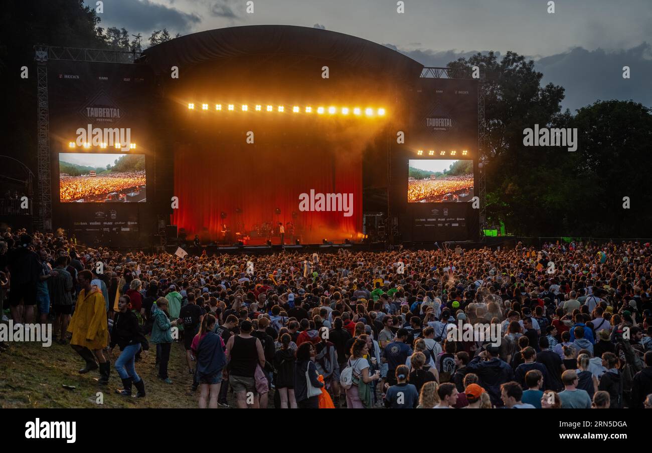 Tauber Valley Festival 2023, Overview Stock Photo