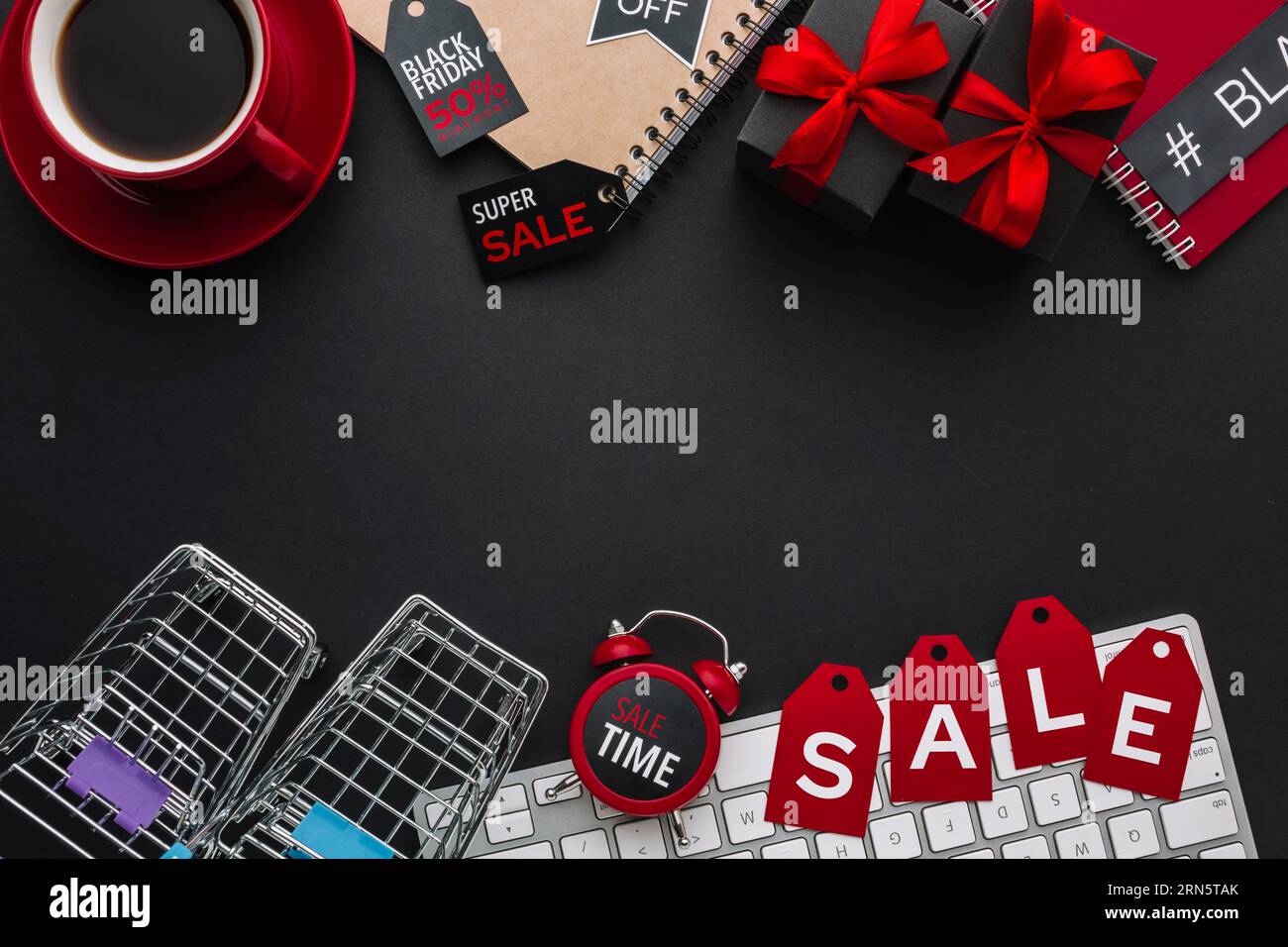 Sale concept with copy space Stock Photo