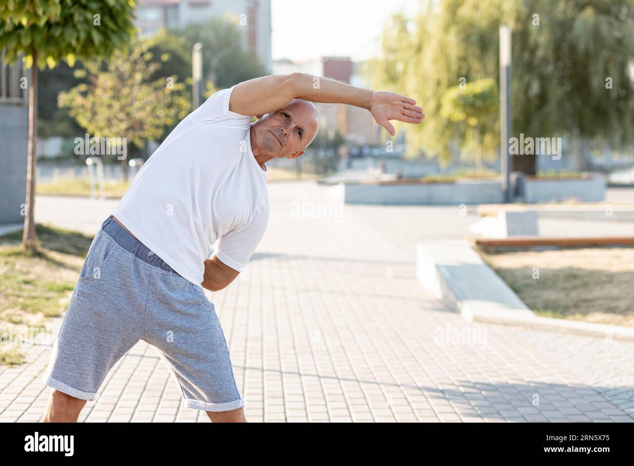 Sidewalk exercise hi-res stock photography and images - Alamy