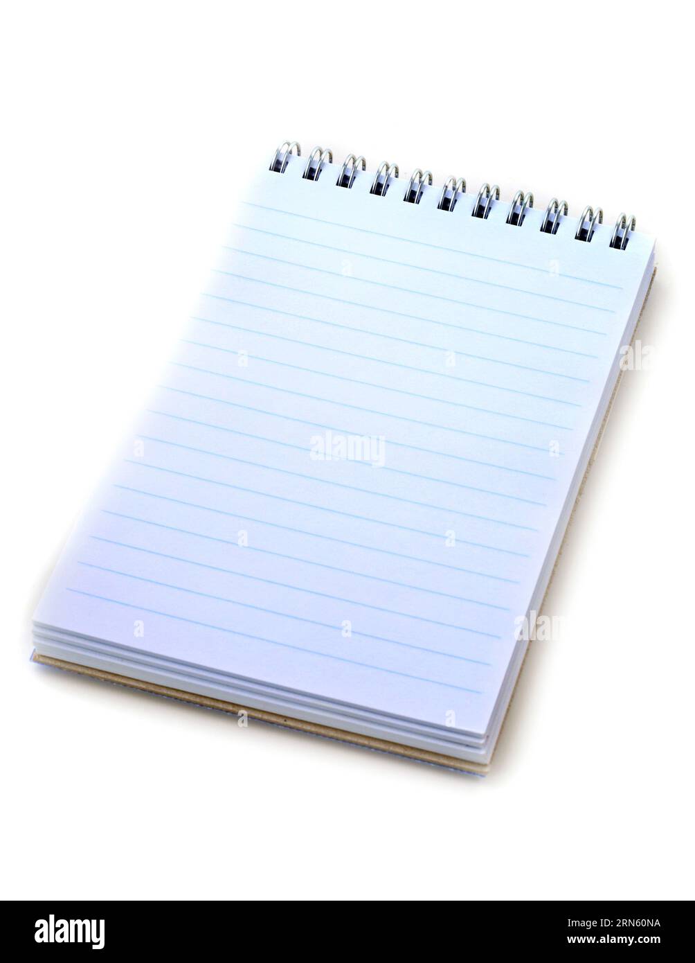The notepad isolated on white background Stock Photo - Alamy
